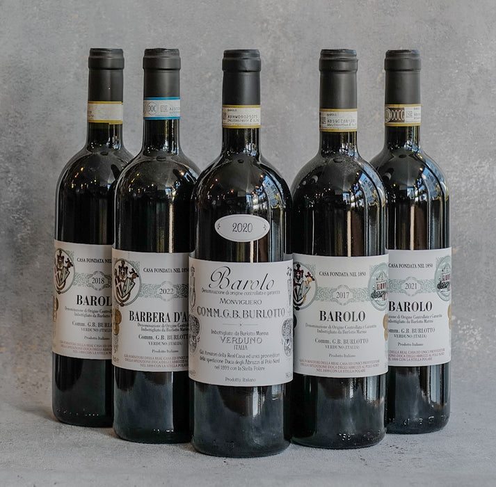 Comm. G.B. Burlotto | The Ultimate Collection: Monvigliero & Barolo Vertical (5-Bottle Set)