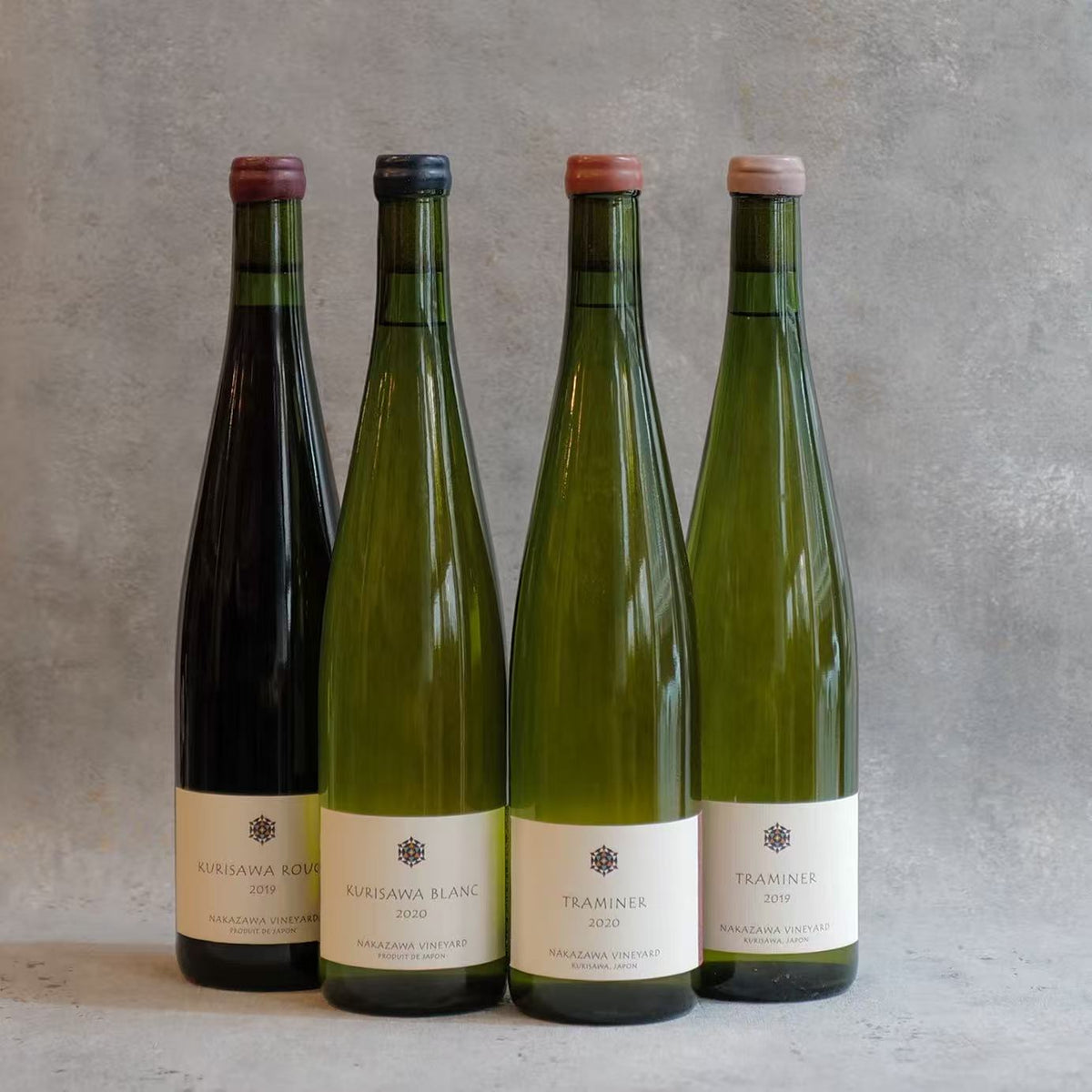 Nakazawa Vineyard KURISAWA 2019/2020 4 Bts 750ml Tasting Set