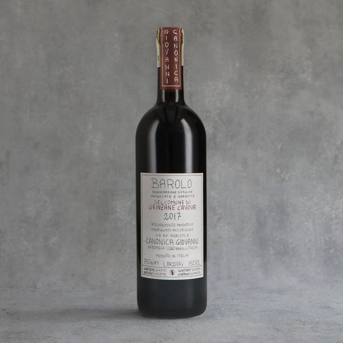 Giovanni Canonica Barolo del Comune di Grinzane Cavour 2017 750ml